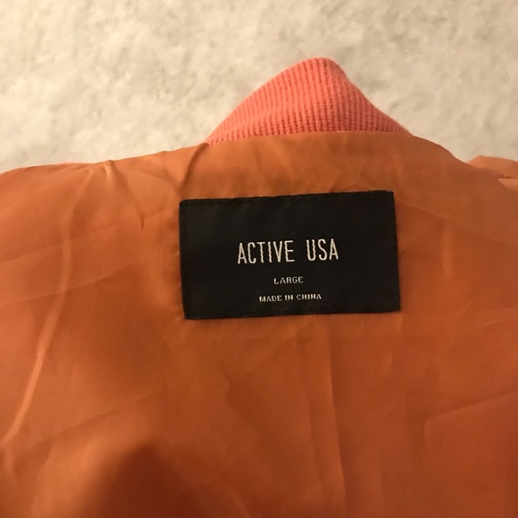 Pink Bomber Jacket - Picture 5 of 5